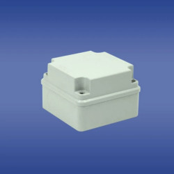 Puszka n/t hermetyczna pusta bez osłabień 108x108x76 IP65 szara PH-1B.1 28.14