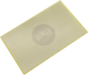 Circuit board, 100 x 160 mm, pitch 2.54 mm, single sided, FR4 epoxy, Cu 35 µm, BYB-3-11H6038
