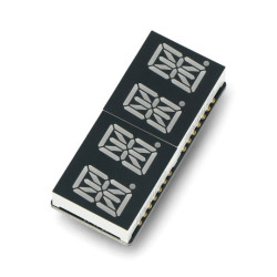 Moduł 4x wyświetlacz - 14-segmentowy czerwony - nakładka do Feather - Adafruit 3130