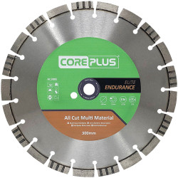 Core Plus CORDBAC300E AC300E Elite All Cut Multi-Material Diamond Blade 300mm
