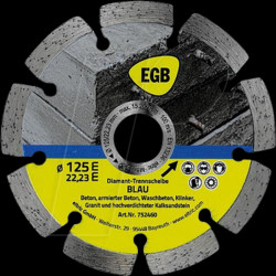 752460 Diamond cutting disc 125 mm, "Blue"
