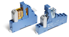 Przekaźnikowy moduł sprzęgający 15,8mm, 1P 16A 12V AC, styki AgCdO, zaciski śrubowe, szyna DIN 48.61.8.012.0060SPA