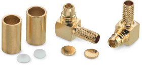 Złącze koncentryczne Montaż na kablu Męski 50Ω typ złącza Złącze MMCX 6GHz Połączenie zagniatane typ kabla RG316