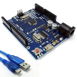 Mikrokontroler zgodny z Arduino UNO R3 Atmel ATMega328 microUSB
