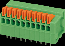 1789333 PCB terminal block 10-pole, RM: 2.54 mm, 0.14 - 0.5 mm²