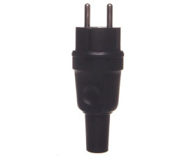 Wtyczka przenośna Uni-Schuko w pełni gumowa 732