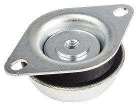 Podstawka antywibracyjna M12 średnica 130mm wysokość całkowita 44mm wysokość stopki 3mm