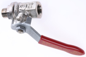 Zawór kulowy korpus mosiężny BSPP 40bar 6.35mm 580psi RS PRO