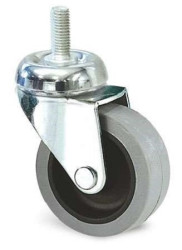 Koło samonastawne średnica kabla 50mm Trzpień gwintowany Guitel Hervieu 35kg wysokość całkowita 67mm