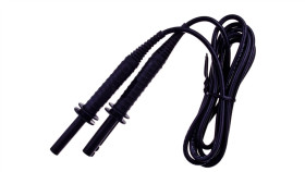 Przewód Pomiarowy 1,8M Czarny Ekranowany 5Kv /Wtyki Bananowe/ Waprz1x8blbb