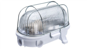 Oprawa Kanałowa Oval-7063Nb, E27, 100W, Biała-Bakelit, Klosz...