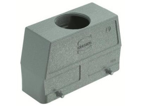 Obudowa złącza; Han B; 19300240427; 24B; metal; proste; na przewód; wyjście na dławnicę M32; do 2 klamer; 1 górne wyjście przewo
