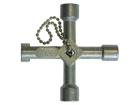 Klucz do szafy sterowniczej metal 110696 HAUPA