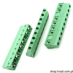 MV496-9.52-V Tterminal Block 32A 3x3Pole R9.52mm THT EUROCLAMP