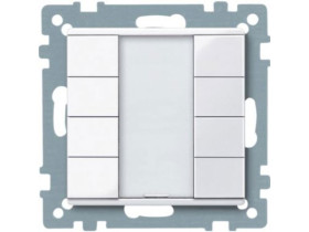 KNX Przycisk natynkowy 4 poczwórny plus biały active System M MTN617425 SCHNEIDER ELECTRIC