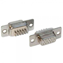D-sub 15 wtyk gęsty 3-rzędowy lutowany na przewód