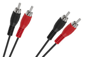 KABEL RCA 2X WTYK - 2X WTYK 1,20m (KABRCA2X12)