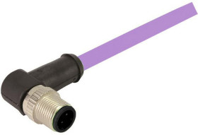 Przewód czujnik-siłownik ze złączem Złącze M12 liczba rdzeni 2 długość 1m Rodzaj A Żeńskie Złącze B Złącze M12