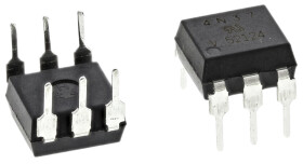 Transoptor 4N37 1-kanałowy DC 20 % Otwór przelotowy DIP 6-pinowy Vishay