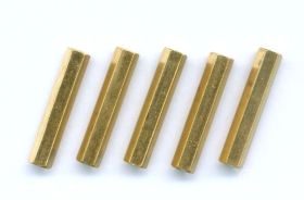 M3 TULEJKA 25mm GWINT WEWNĘTRZNY/WEWNĘTRZNY (5 SZTUK) (ZLM3-TUL25-WW)