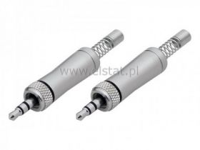 Jack 3,5 WTYK stereo metal, profesjonalny ( 2 szt)