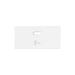 Pokrywa ładowarki USB C Simon 100, biały mat