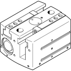 Chwytak pneumatyczny, palce: 2, Podwójna, Równoległy, 8 barów