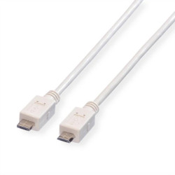 VALUE Kabel USB 2.0, Micro USB A męski - Micro USB B męski, 1,8 m