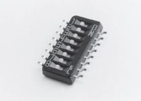 Przełącznik DIP, 6PST, montaż PCB, 100 mA przy 6 V DC, -40 → +85°C, Nidec Components