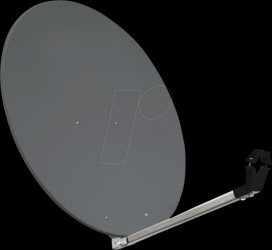 0500295 Satellite dish, aluminium, 80 cm, anthracite