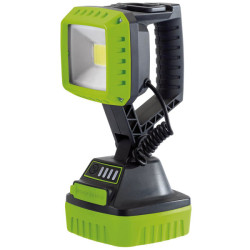 Draper 90033 10W COB LED Rechargeable Work Light - 1,000 Lm (Green)