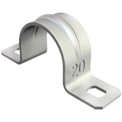 OBO Bettermann 1018124 Cable Clip Metal Zweilappige Attachment 1pc