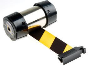 Słupek taśmy długość taśmy 2m Szpula taśmy Czarny, żółty