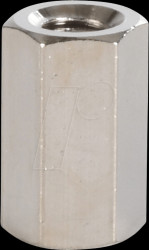 M40012.00.65 Spacers, metal, 6-edge, M4, 12 mm