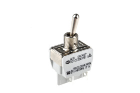 Przełącznik Wł.-wył. DPST APEM Montaż panelowy długość przełącznika 17.5mm