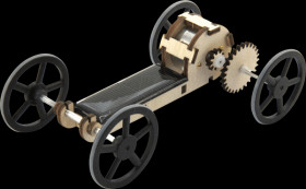 40440 Solar racing car, wooden "Solar-Runner" kit
