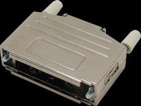 MHDPPK-M-37-K D-Sub cap, 37-pin, straight, silver, size C