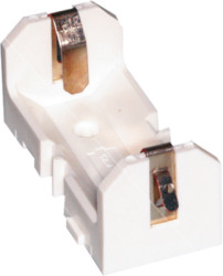 Battery holder for baby cell, 1 cell, chassis mounting, 400-2800-01-00-20