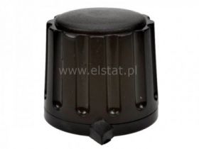 Gałka fi=20mm/ oś= 6mm czarna