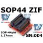 SN:004 Adapter SOP44 do programatorów TL866A/CS z podstawką ZIF