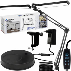 Lampa Biurkowa Kreślarska IZOXIS 24223 Uchwyt, Stojak, 168 Diod Led
