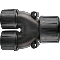 HellermannTyton 166-25802 HG21-Y16 Conduit Y Connector IP66 Entry 21mm Exit 16mm