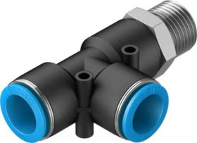 Złączka pneumatyczna Wciskane 16 mm Wciskane 16 mm Festo Adapter gwintowany teowy R 1/2 męskie