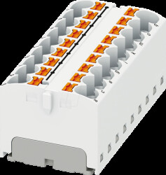 3273846 PTFIX distributor block, 18x4, white