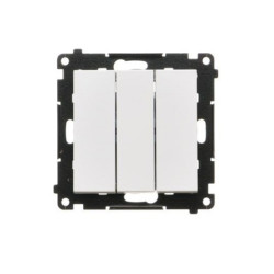 SIMON55 biały TW31.01/111 Łącznik potrójny kpl.