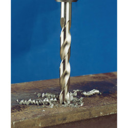 Exact 32106 HSS Drill Bit 0.8mm 30mm 10pcs For Steel &amp; Iron, Polished