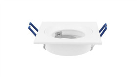 Led Line Oprawka Sufitowa Oczko Kwadratowa Biały Mat 5 Lat Gwar.