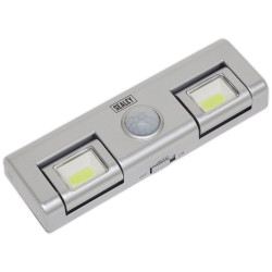 Sealey GL93 Auto Light 1W COB LED with PIR Sensor 3 x AA Cell
