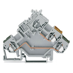 WAGO 280-554 5mm Actuator Terminal Block Grey AWG 28-14