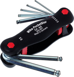 Pin wrench kit, T9H, T10H, T15H, T20H, T25H, T27H, T30H, T40H, TORX, 25130
